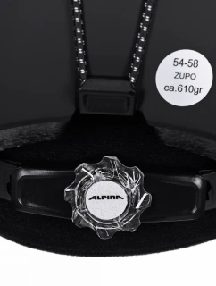 Lyžařská přilba ALPINA ZUPO BLACK MATT 54-58