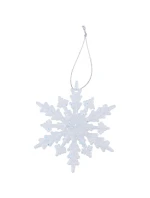 SNĚHOVÁ VLOČKA PŘÍVĚSEK 2KS DESIGN 12 RAMEN