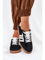 Tenisky Sportovní Obuv Semišová Vinceza 79517 Černé