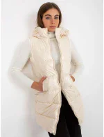 Dámská vesta NM KZ D2 3818.98P ecru - FPrice Dámská vesta NM KZ D2 3818.98P ecru - FPrice