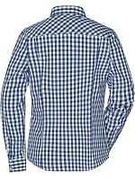 Daiber JN 616 Popelínová kostkovaná halenka s dl. rukávem 02.0616 navy/white