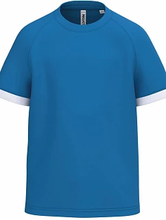 Kariban ProAct PA 4046 Dětské kontrastní sportovní tričko 20.4046 sporty royal blue/white