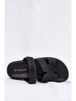 Dámské Pantofle Na Suchý Zip Vinceza 17401 Černé