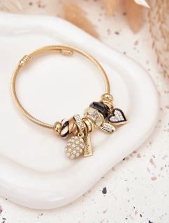 Dámský Náramek Charms Růžový Stříbrný Mouse