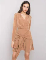 Šaty 322 SK 10099.40 světle hnědá Šaty 322 SK 10099.40 světle hnědá