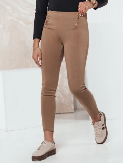 Dámské kalhoty MODSTORY camel FashionStreet UY2180