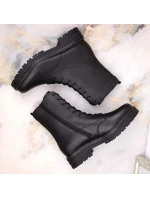 Pohodlné zateplené kožené boty pro ženy Remonte W RKR622 black - Rieker Pohodlné zateplené kožené boty pro ženy Remonte W RKR622 black - Rieker