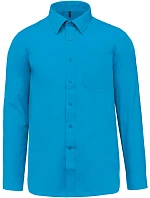 Kariban K 545 Popelínová košile "Jofrey" s dlouhým rukávem 20.K545 bright turquoise Kariban K 545 Popelínová košile "Jofrey" s dlouhým rukávem 20.K545 bright turquoise