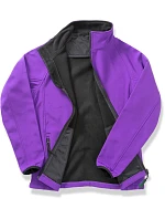 Result R 231F Dámská 2-vrstvá softshell bunda "Printable" 30.231F purple/black