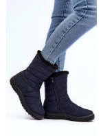 Vysoké Dámské Zateplené Sněhule Granátové Luxina