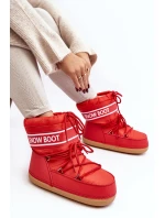 Dámské vázané sněhule Červené Soia