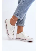 Dámské eko kožené tenisky bílé Lirean