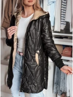 Dámská prošívaná přechodová bunda LIVIANA černá FashionStreet TY4807 Dámská prošívaná přechodová bunda LIVIANA černá FashionStreet TY4807