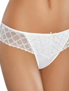 Dámské stringi 169 Bílá - Gabidar