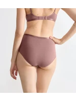 Dámské kalhotky GO Daily Cotton Highwaist - BROWN - sv. hnědé 1141 - SLOGGI