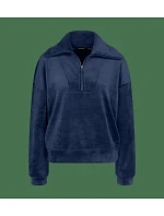 Svetr Velour Rib Sweater tm.modrý Admiral - TRIUMPH Svetr Velour Rib Sweater tm.modrý Admiral - TRIUMPH
