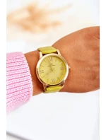 Dámské hodinky na koženém řemínku Giorgio & Dario zelená Dámské hodinky na koženém řemínku Giorgio & Dario zelená