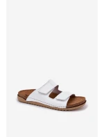 Dámské Kožené Sandály Inblu Bílé AA0005GU