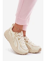 Dámské sportovní tenisky Big Star TT274326 HI-POLY SYSTEM Béžové