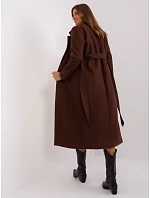 Kabát TW EN BI 5312 1.31 tmavě hnědý Kabát TW EN BI 5312 1.31 tmavě hnědý