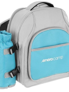 TERMÁLNÍ PIKNIKOVÝ BATOH MODRÝ ŠEDÝ 25L ENERO CAMP