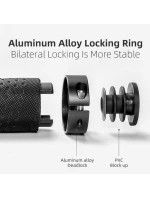 Gripy na řídítka jízdního kola Rockbros černo-červené