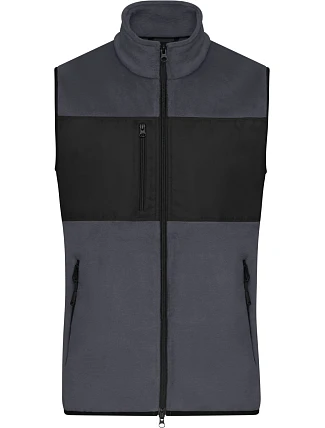 Daiber JN 1310 Pánská fleecová vesta 02.1310 carbon/black