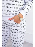 Sada s potiskem bílá Sada s potiskem bílá