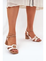 Sandály na podpatku  model 210692 Step in style