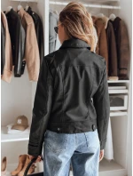 Dámská kožená bunda DARKGLORY black FashionStreet TY4963 Dámská kožená bunda DARKGLORY black FashionStreet TY4963