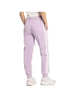 Dámské kalhoty adidas Essentials 3-Stripes Fleece Slim růžové JY3097 dámské