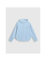 Dívčí volný fleece s kapucí 4F 4FJRAW25TFLEF444-33S