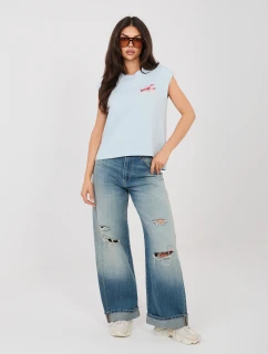 Tričko D12022M02769B světle modré