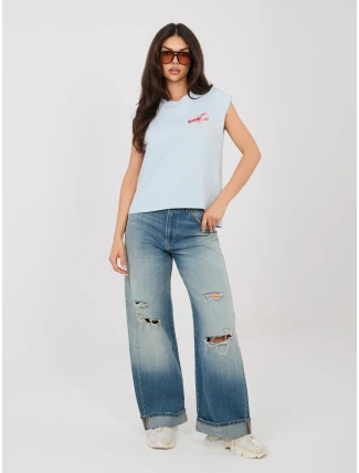 Tričko D12022M02769B světle modré