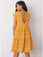 Šaty D50051Z30268 tmavě žluté