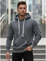 Pánská šedá mikina FashionStreet BX5942