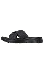 Dámské žabky Skechers GO WALK FLEX SANDAL IMPRESSED 141420 BKGY Dámské žabky Skechers GO WALK FLEX SANDAL IMPRESSED 141420 BKGY