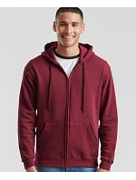 Fruit of the Loom Classic Hooded Sweat Jacket Mikina s kapucí 16.2062 heather grey