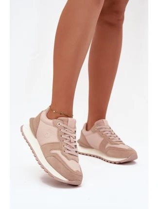 Dámské Kožené Tenisky Big Star OO274521 HI-POLY SYSTEM Nude