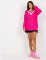 Jumper LC SW 0335.06X fluo růžová