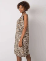 Šaty TO SK 896 7.28P černá a béžová