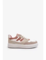 Dámské béžové nízké tenisky Regines