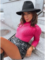 Dámský svetr s rolákem OASIS pink FashionStreet MY2247