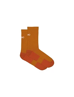 Cyklistické ponožky POC Motion MTB Socks, hnědé
