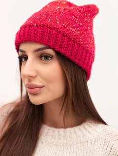 Dámská čepice Amira K359 fuchsie