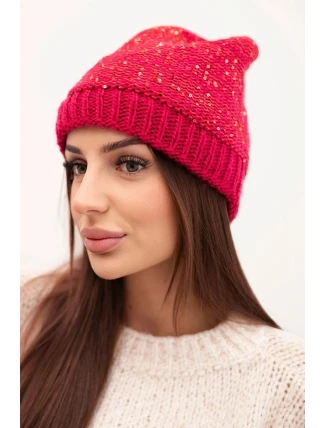 Dámská čepice Amira K359 fuchsie