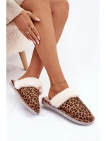 Dámské papuče s kožíškem Panterka Aceline