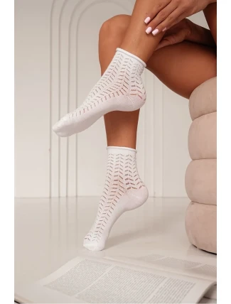 Dámské prolamované ponožky, bez mačkání 0989.004