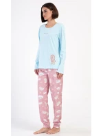 Dámské pyžamo dlouhé Méďa s polštářem