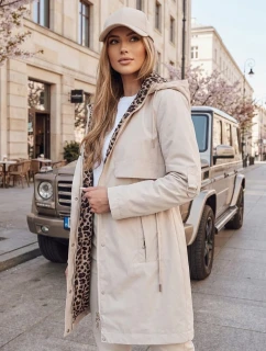 Dámská přechodná bunda parka FERISSA béžová FashionStreet TY4872
